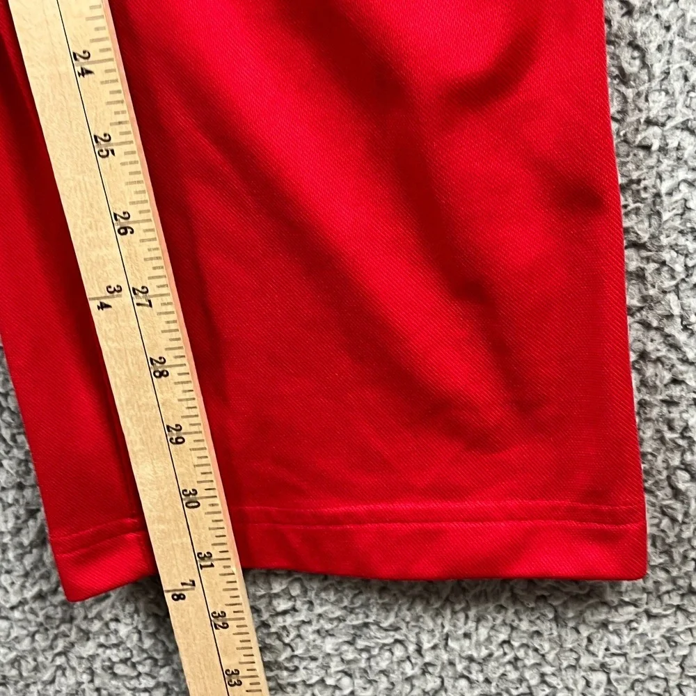 New Orleans Pelicans Adidas Sweatpants Men's Small Red w/ 3 Gold Stripes + Logos
